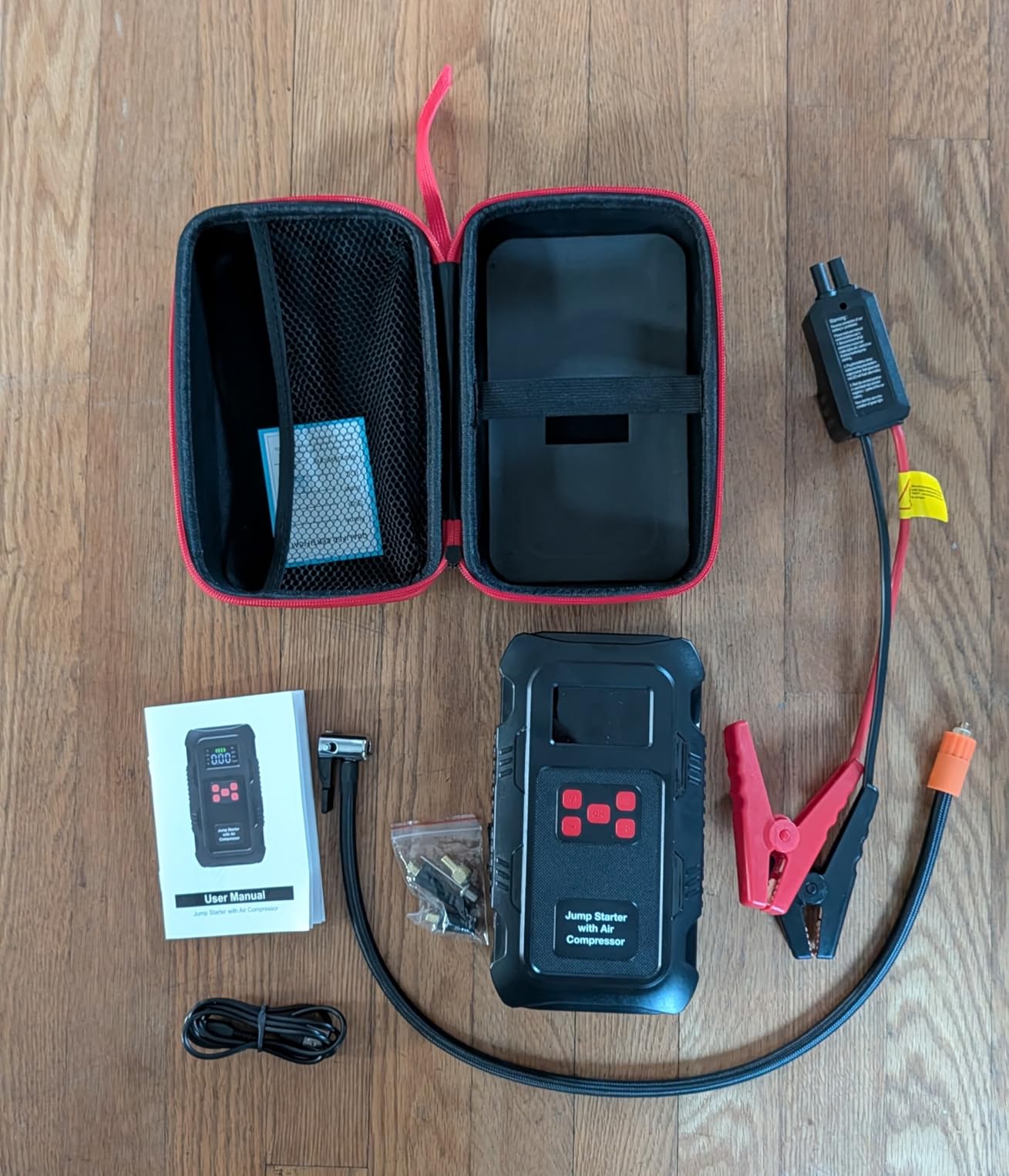 HPBS portable jump starter unboxing customer photo